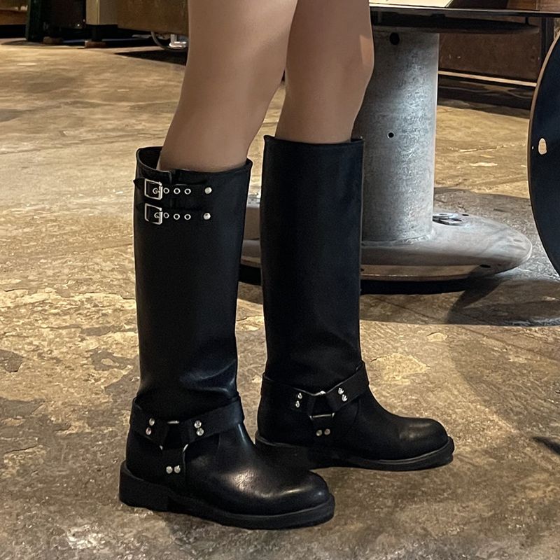 Emily Biker City Long Boots_B011_2colors_3cm