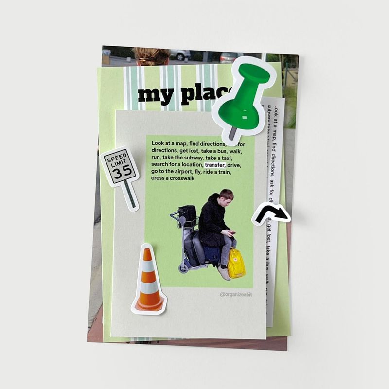 oab map pack / scrap sticker set