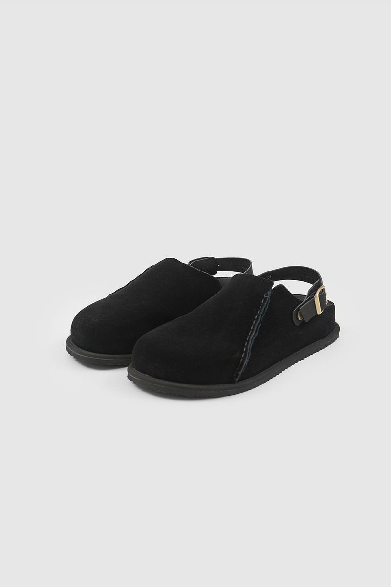 Mellow suede clog mule
