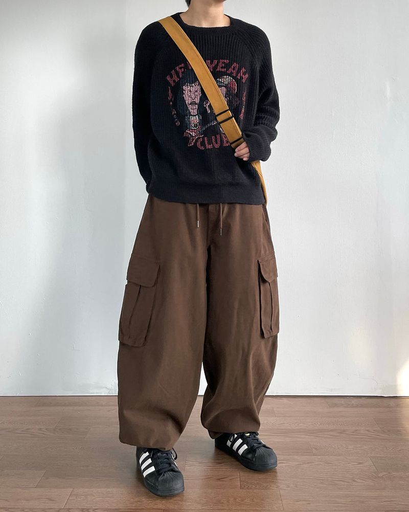 Hype Cargo Cotton Pants 3C