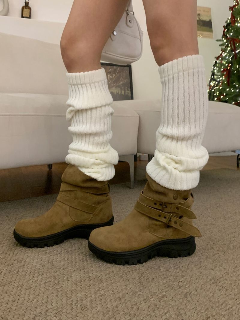 Wander Hiker Two Strap Suede Mid Boots
