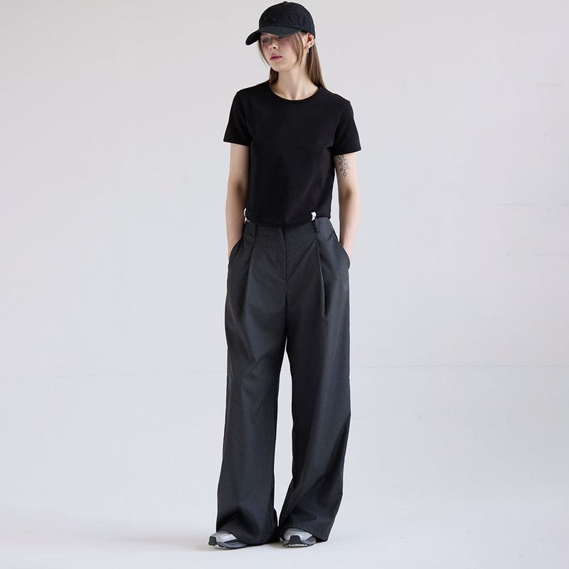 Pin Stripe Wide Pants_3Color