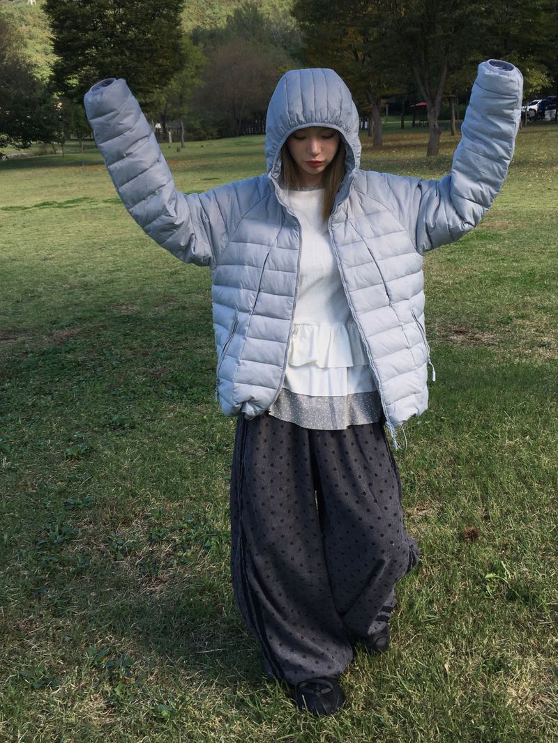 [Duckdown] Feather Light Hood Lightweight Padding (3c)