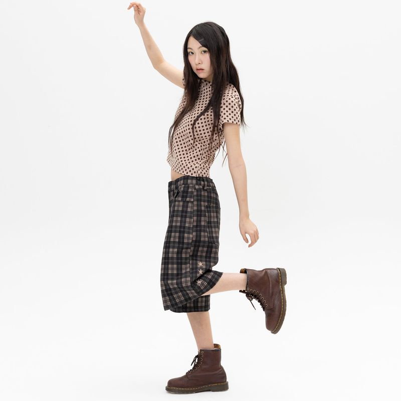 Twister Star Angel Tee - Dot Brown