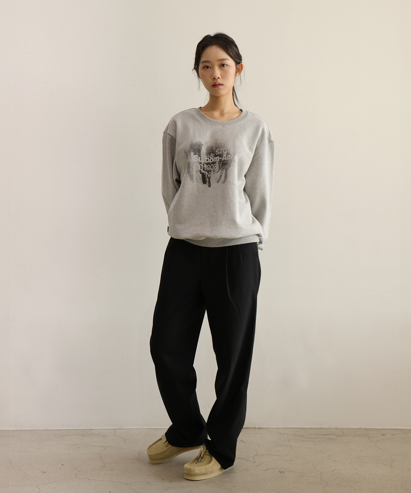 Groovin Sweatshirt - Melange Grey