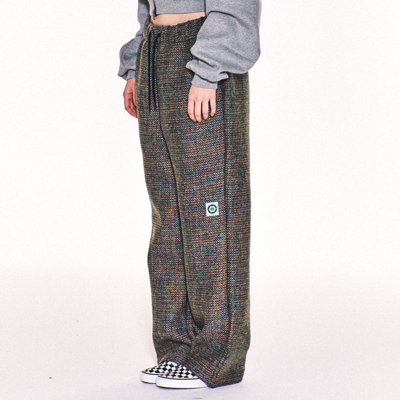 freakishbuilding(フリーキッシュビルディング)の「AVRIL TWEED WIDE LONG PANTS (BLUE)(Pants)」