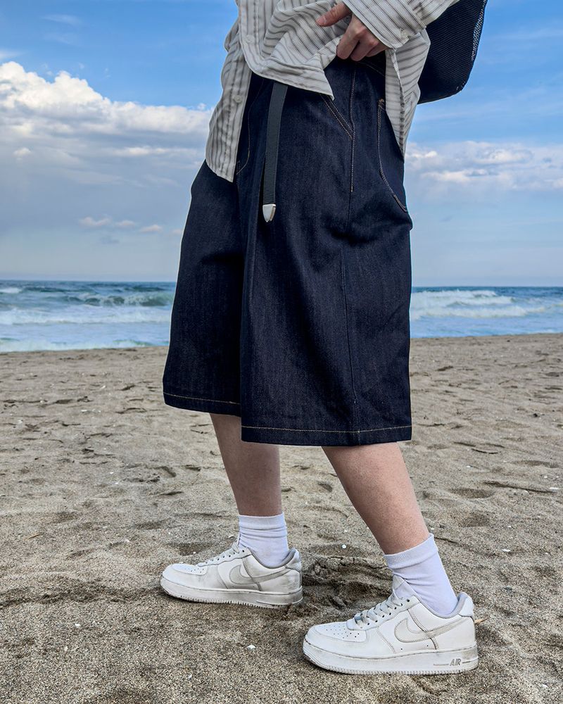 Rush Bermuda Raw Denim Pants