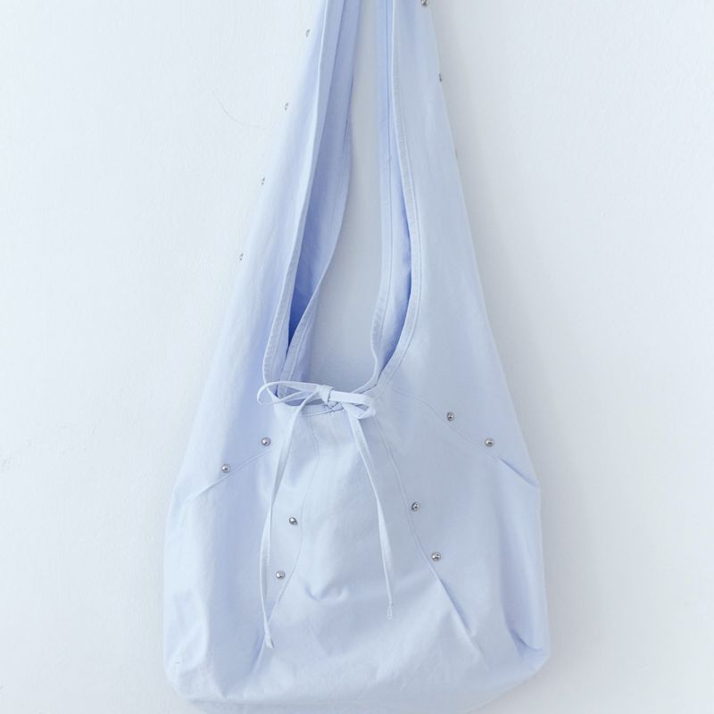 rivet cross bag (sky blue)