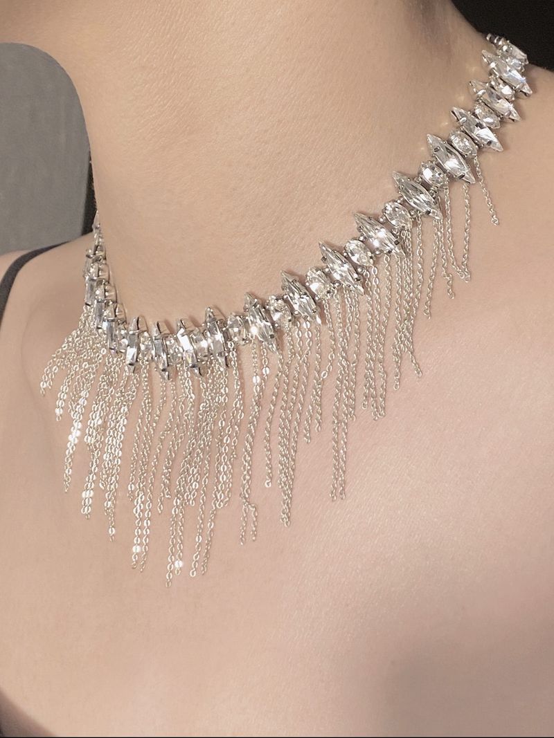 Fringe Choker Necklace - "Radlant' Collections