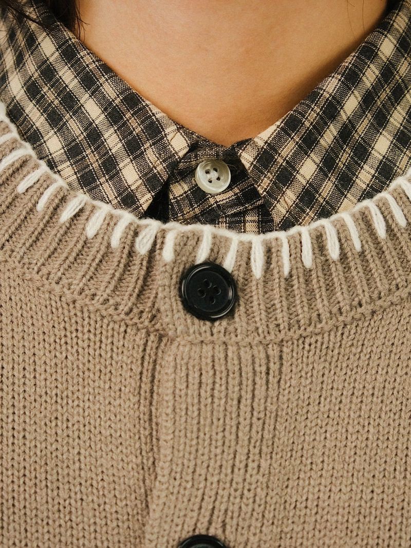 LB Knit Patch MELLOW Cardigan