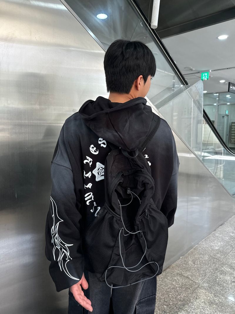 square string backpack