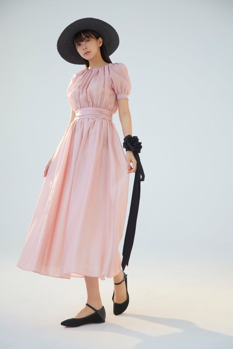 NO.4 DRESS - PINK ROSE