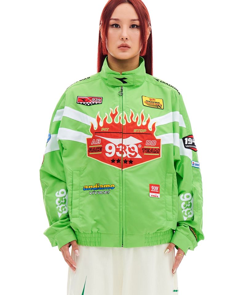 ARCHIVE BOLD（アーカイブボールド）の「[Archive Bold X Diadora] RACING JACKET (GREEN)（Jackets/Outerwear）」