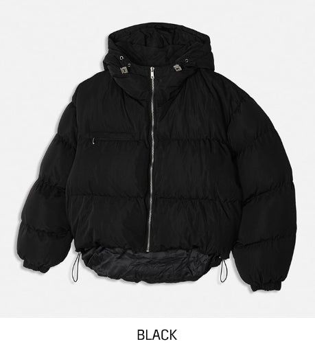 Ruel unbalanced hood padding