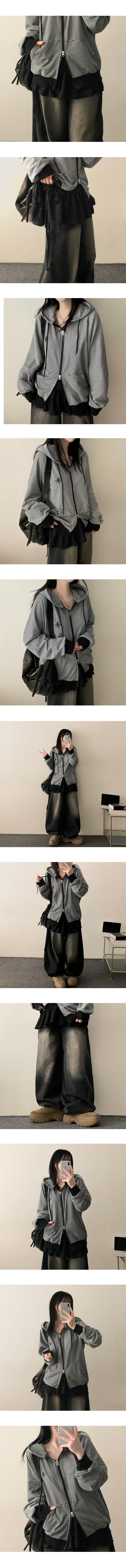 Needen Layered Frill Wrap Skirt