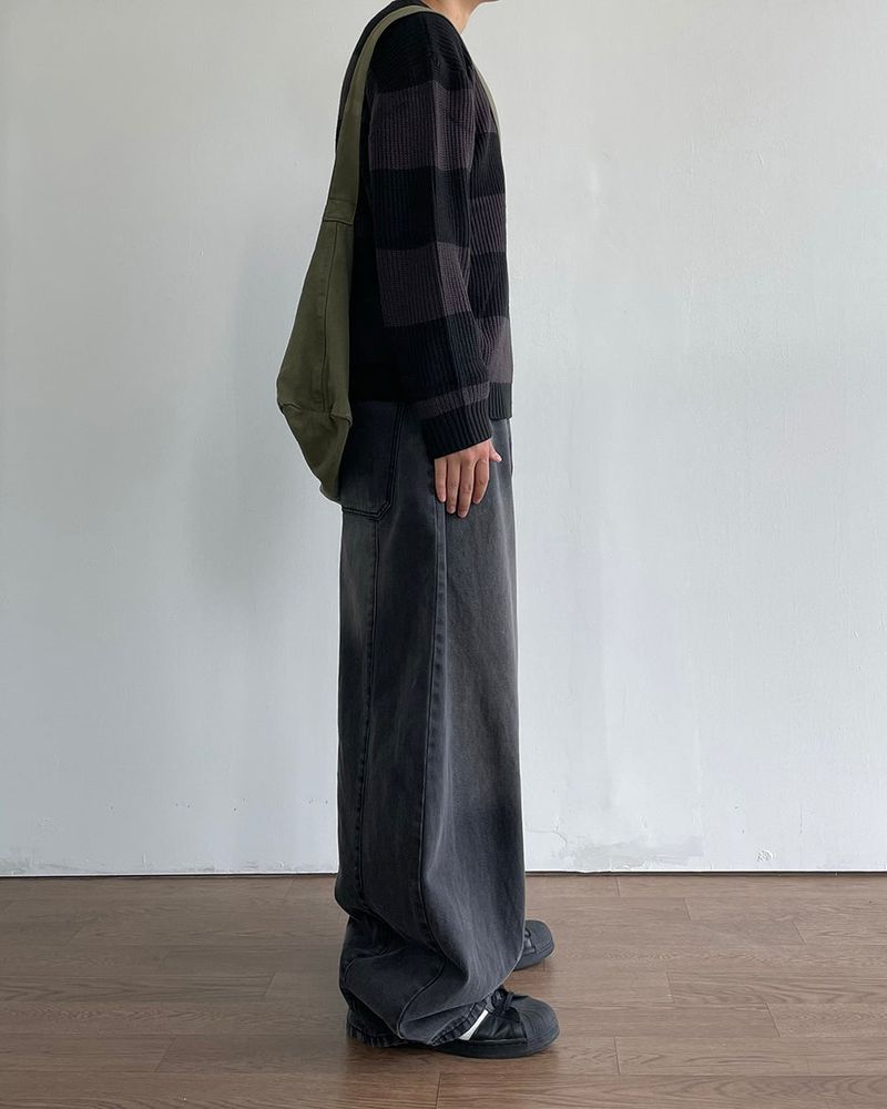Dart Balloon Denim Pants 3C