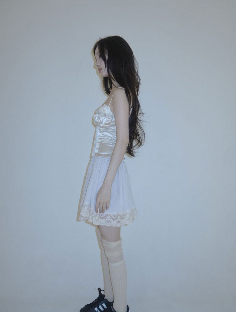pearl corset top