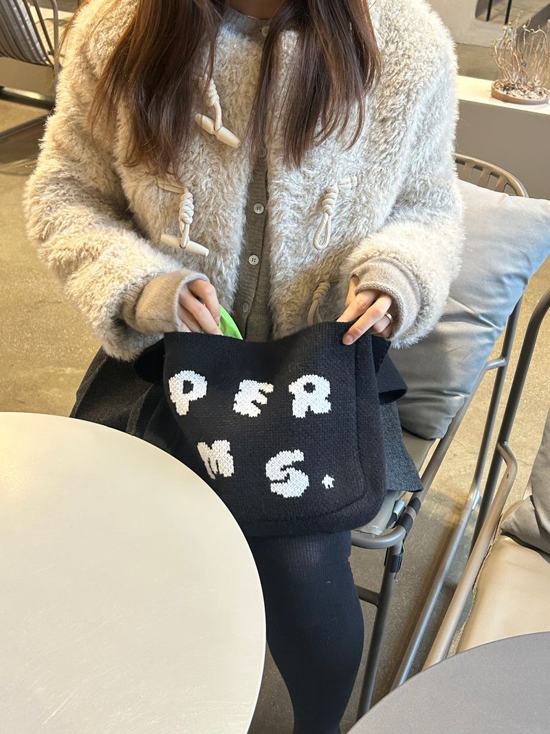 Knit Bag | Perms Logo