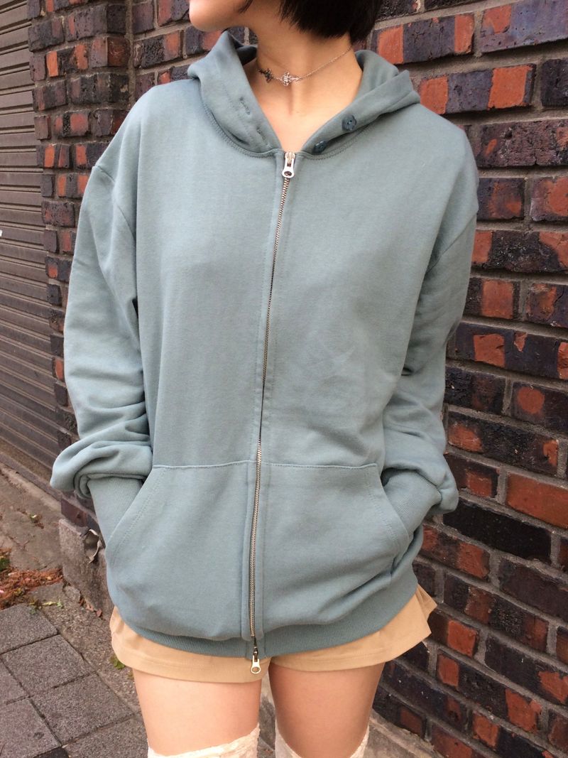 Haze Flower Hooded Zip-Up