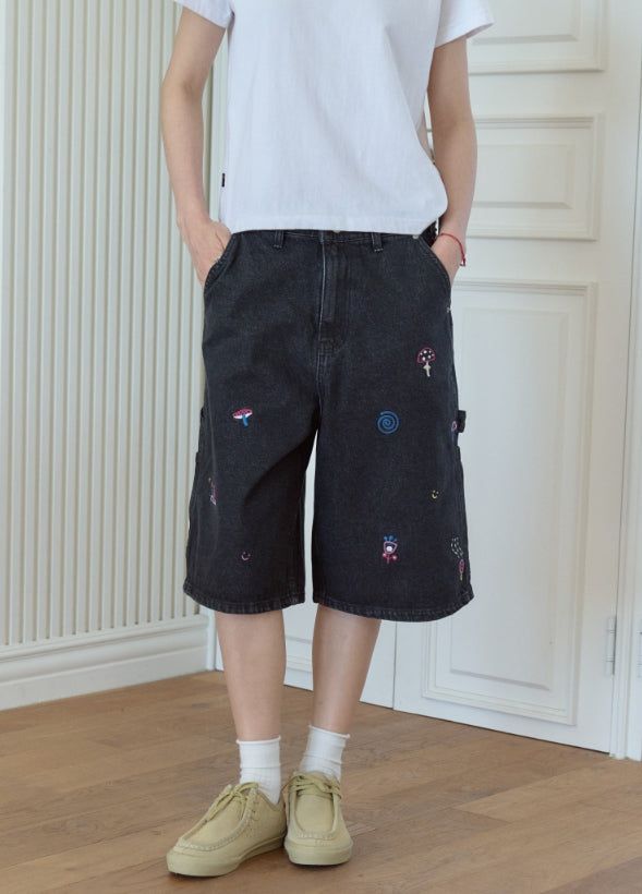 CPGN studio（コンパーニョ）の「26SS★ マッシュルームステッチバミューダデニムパンツ（パンツ）」