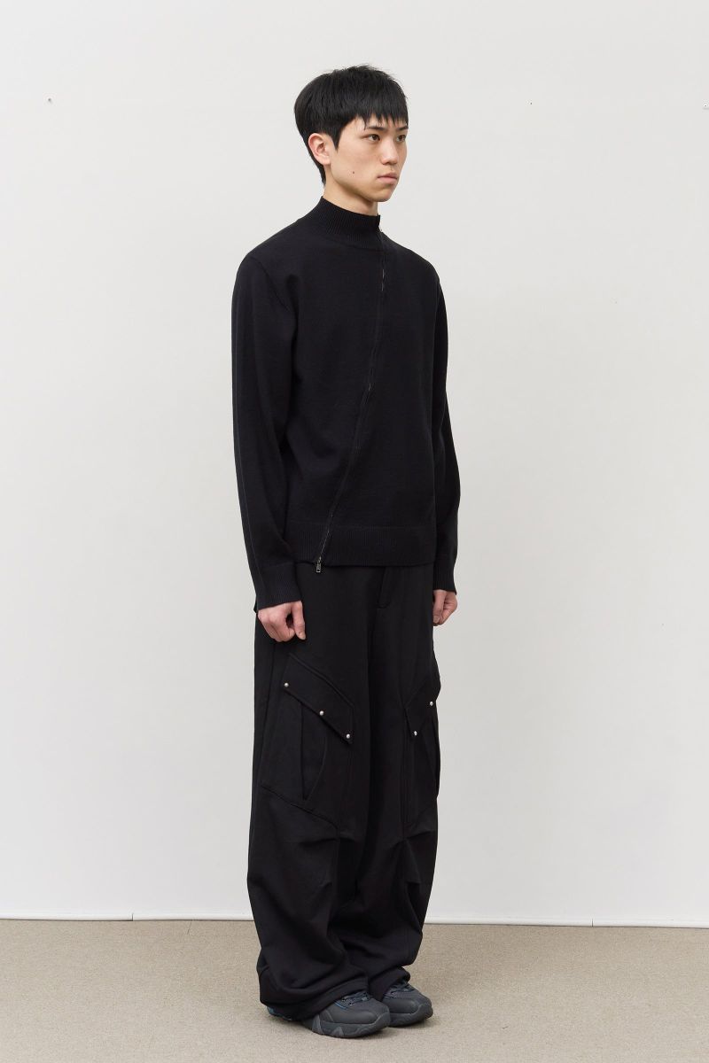Nito Slash Knitted Zip Up