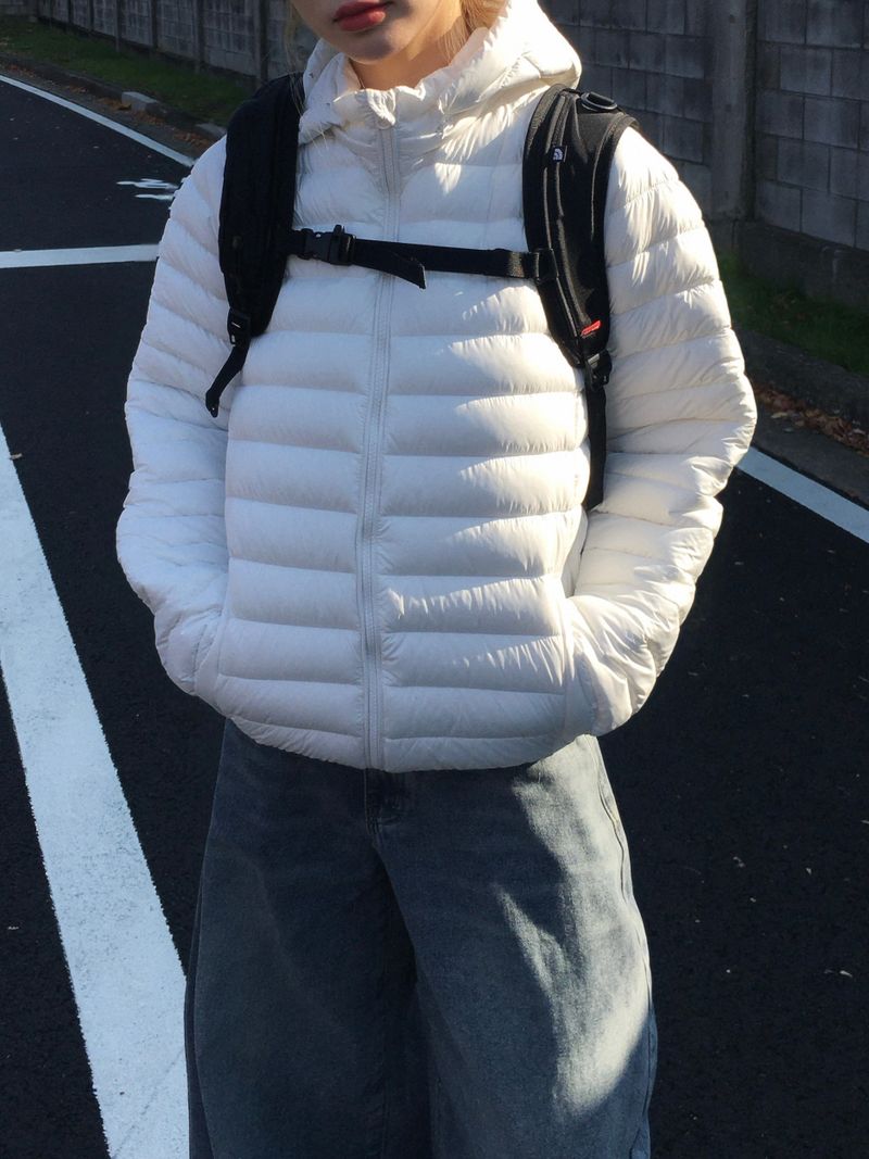Detachable hood, two-way lightweight padding (4c)