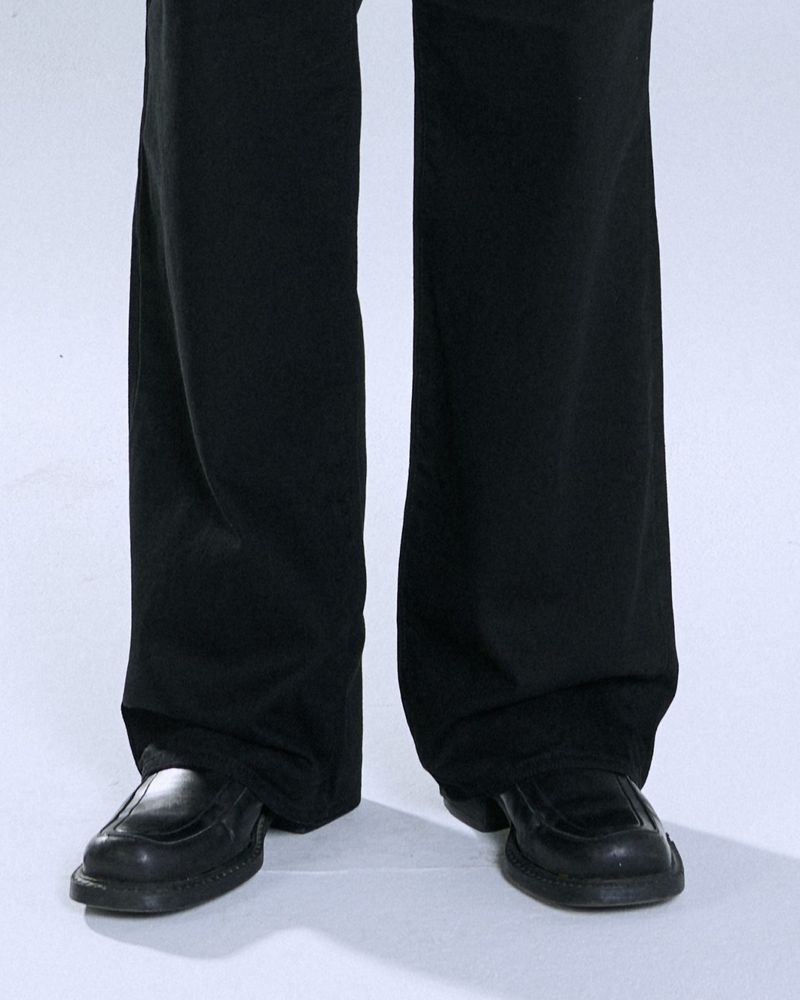 SEMI WIDE PANTS BLACK