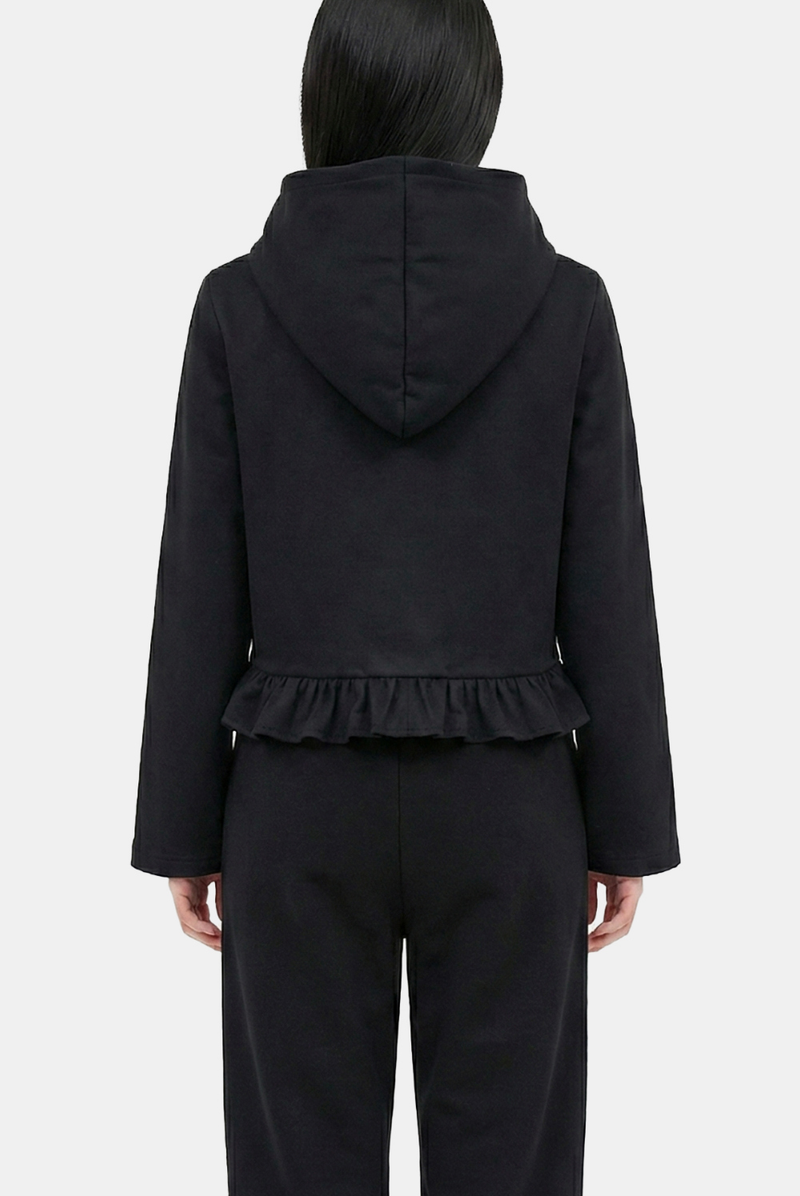 Chloe Check-Lined Hood Jacket