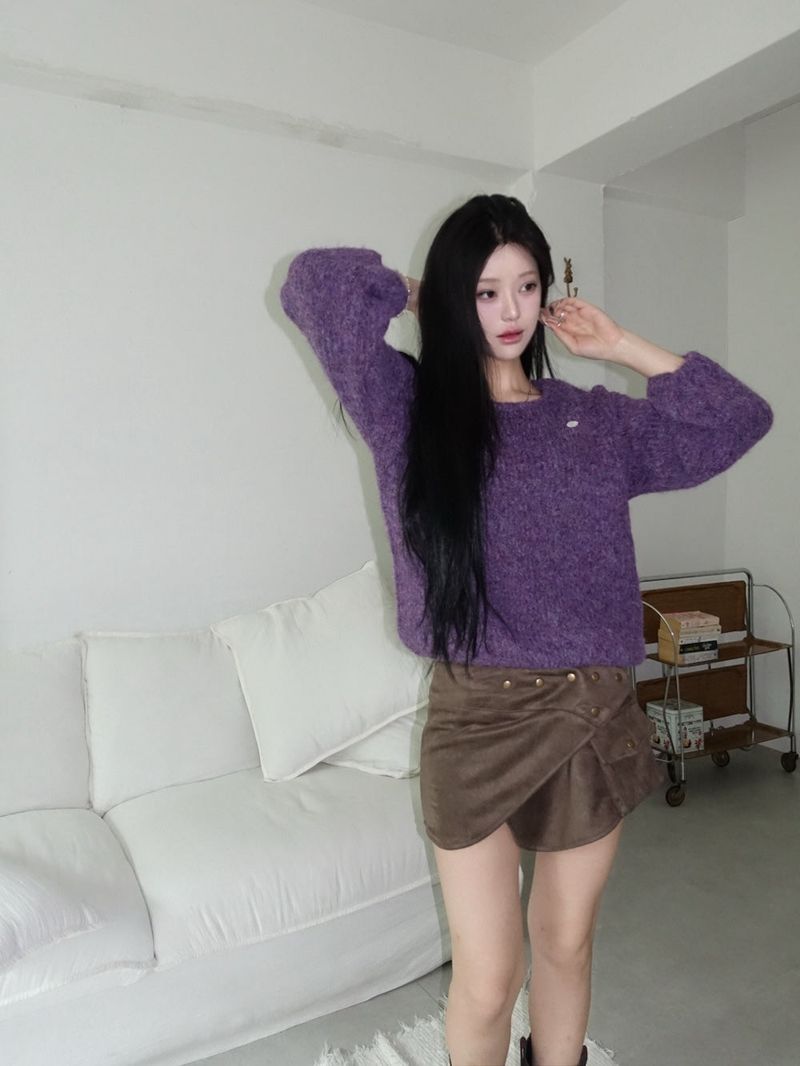 Angora Knit Sweater