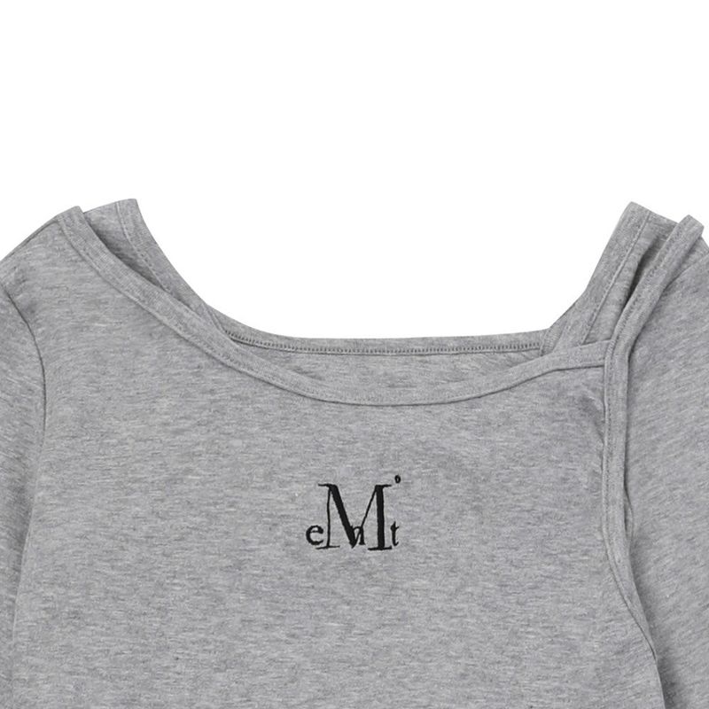 ダブリーアンバランスセットTシャツ (4Color)