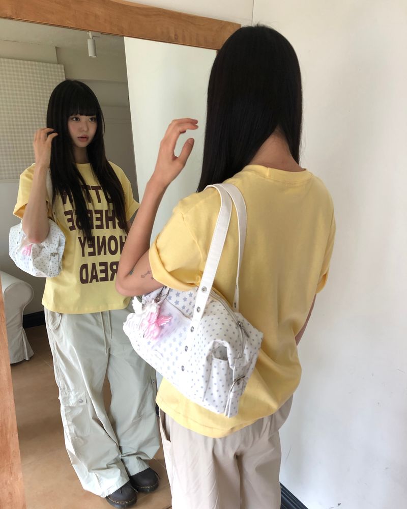 Biez Star Mesh Shoulder Bag