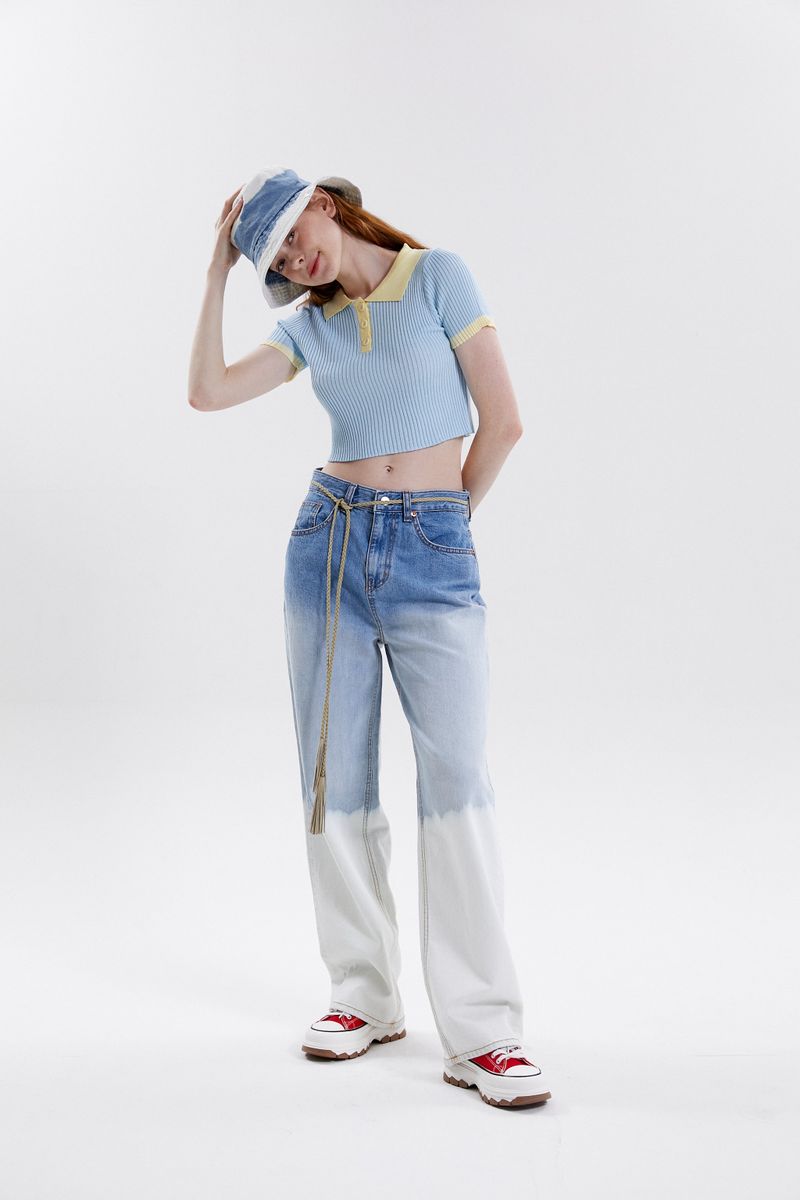 GRADATION WIDE JEANS