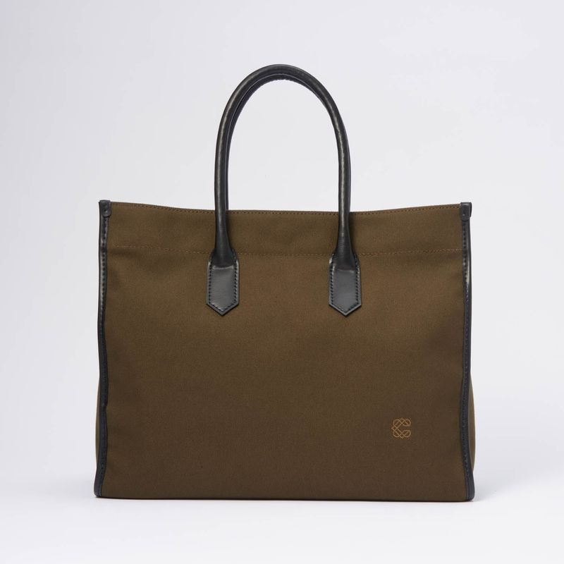 Apple Leather&OrganicCotton Tote bag