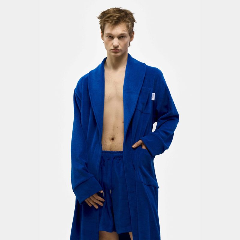 COMFY TERRY ROBE SETS_BLUE