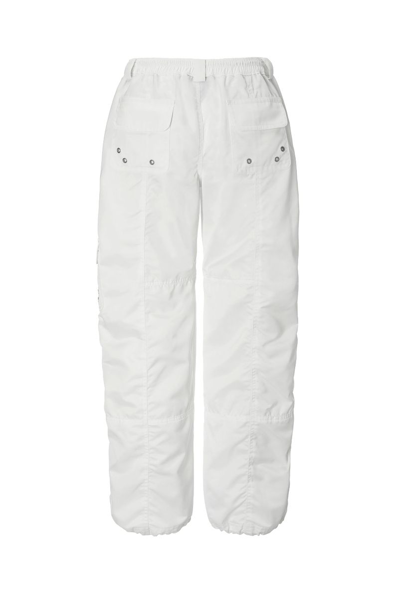 Satin cargo pants