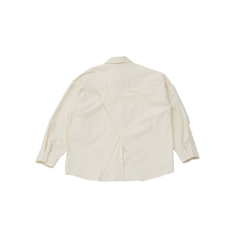overlap back shirt