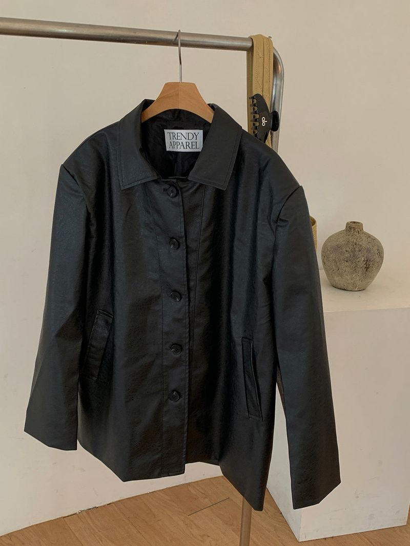 [MADE] Blending leather jacket