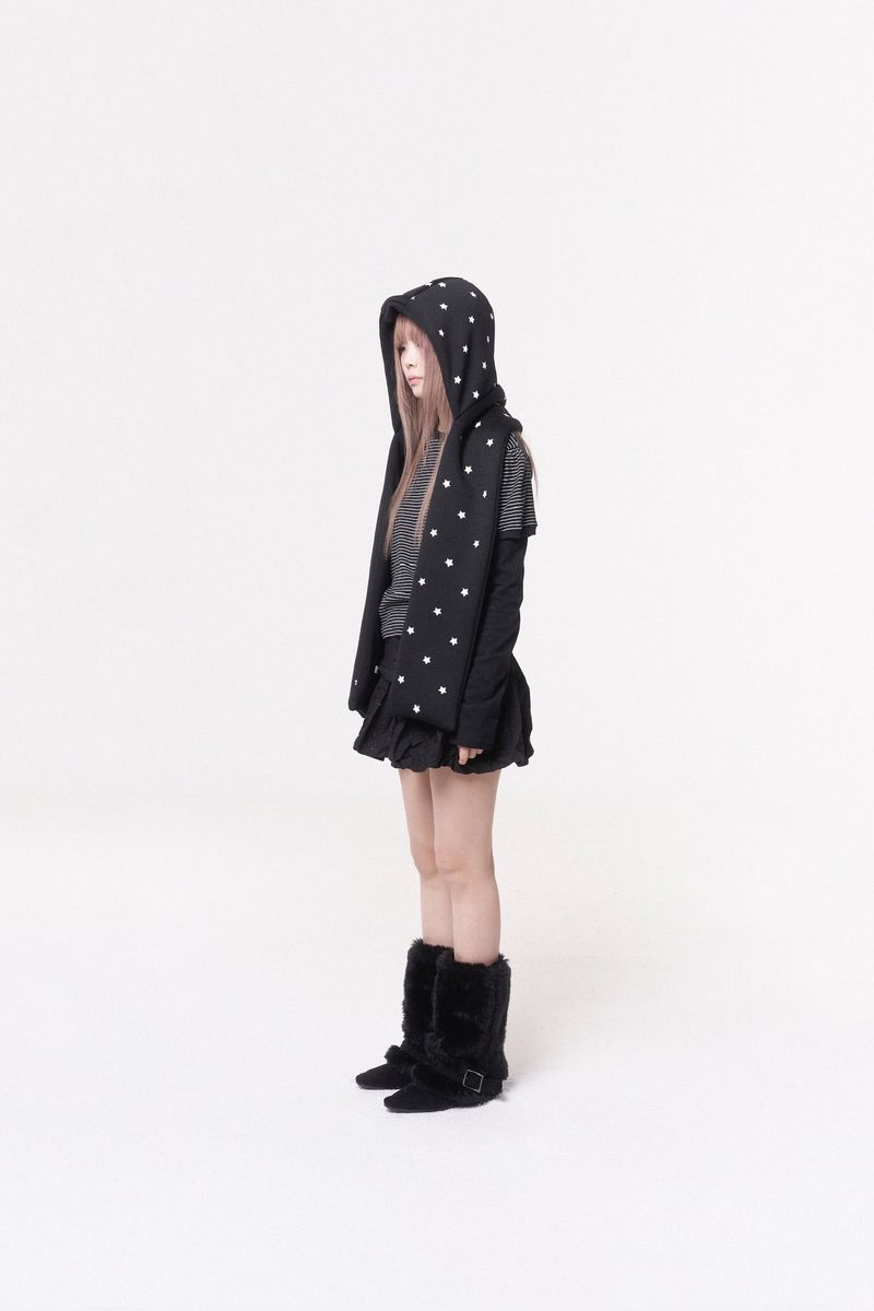 Star reversible hood muffler