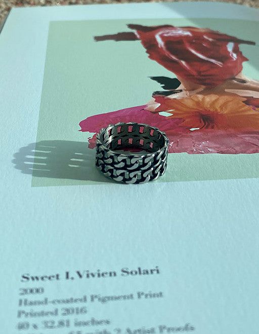 ASCLO(エジュクロ)の「ASCLO Sweet Double Chain Ring(Accessories)」