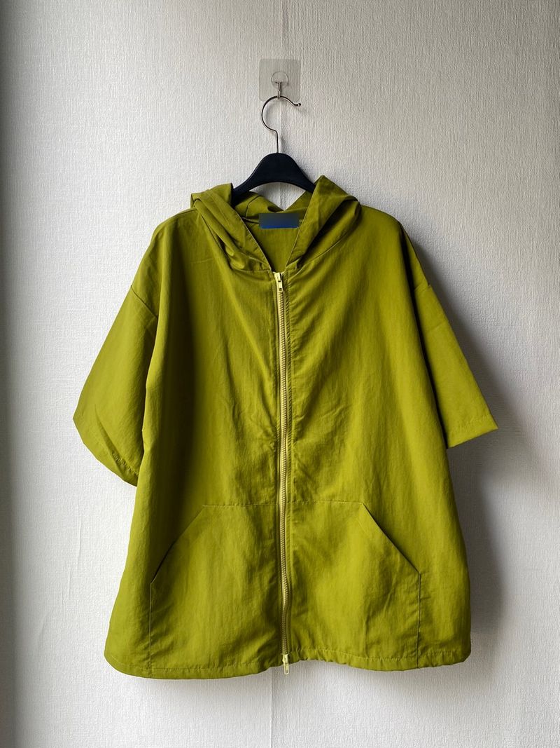 hooded nylon short 3C
