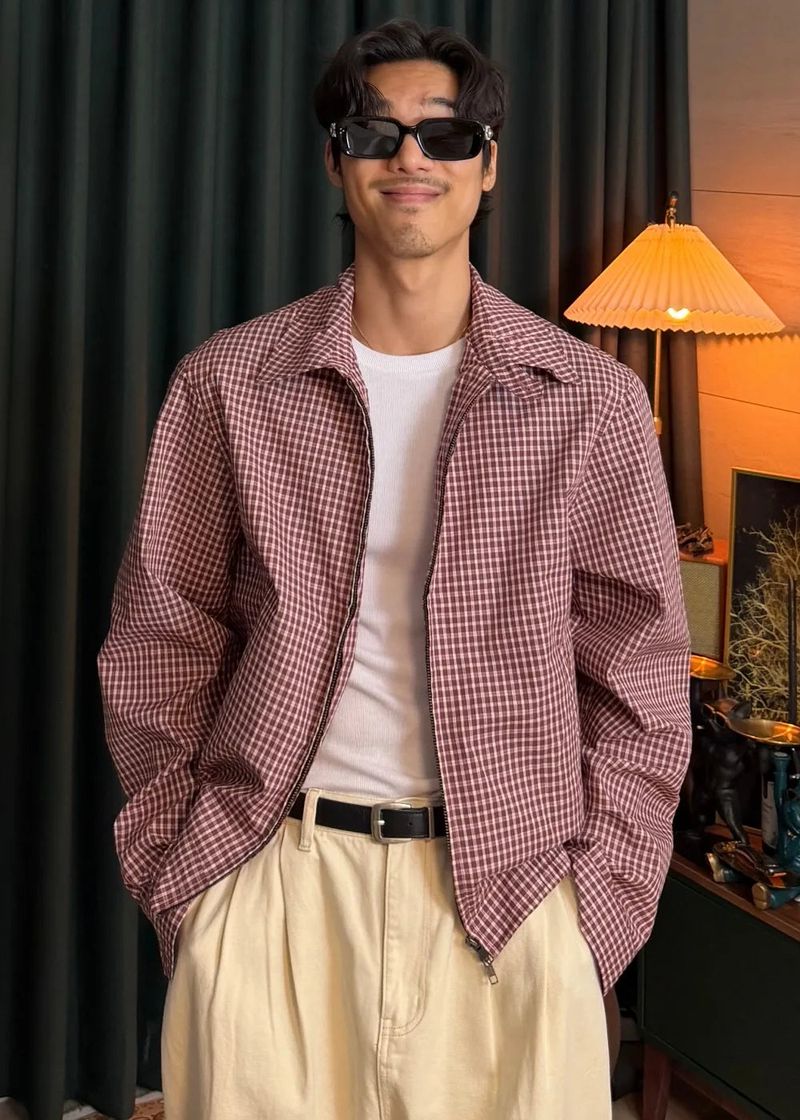 Two-Way Check Bay Jacket 2COLOR