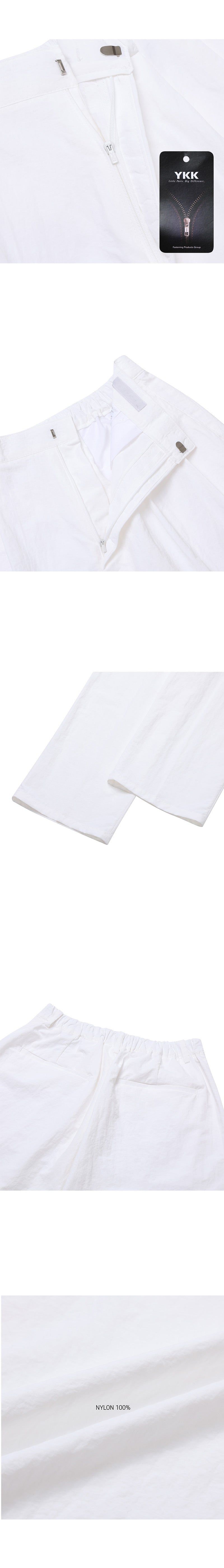 [SET UP Available] Nylon semi wide pants (4color)