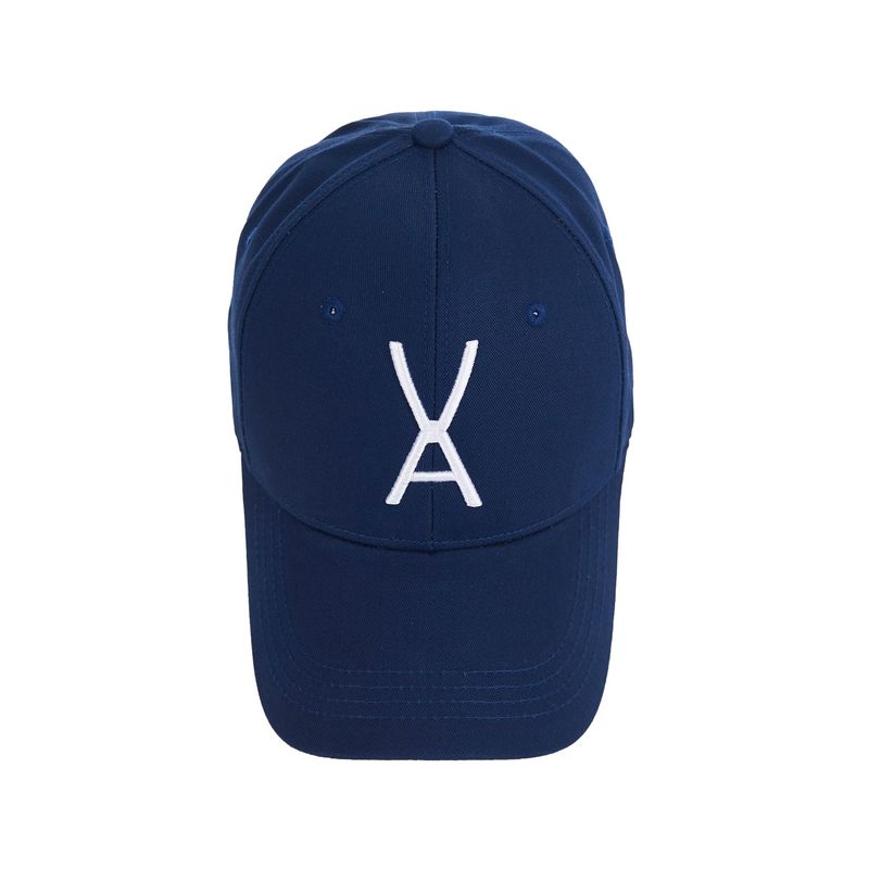 VA Big logo over fit buckle cap NAVY