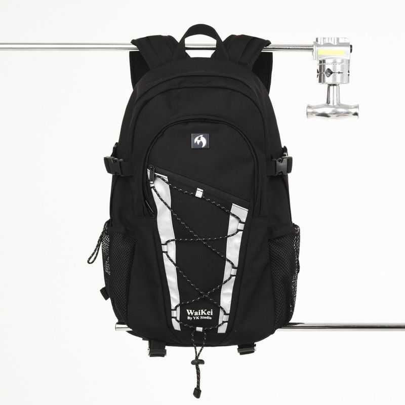 Reflective string backpack
