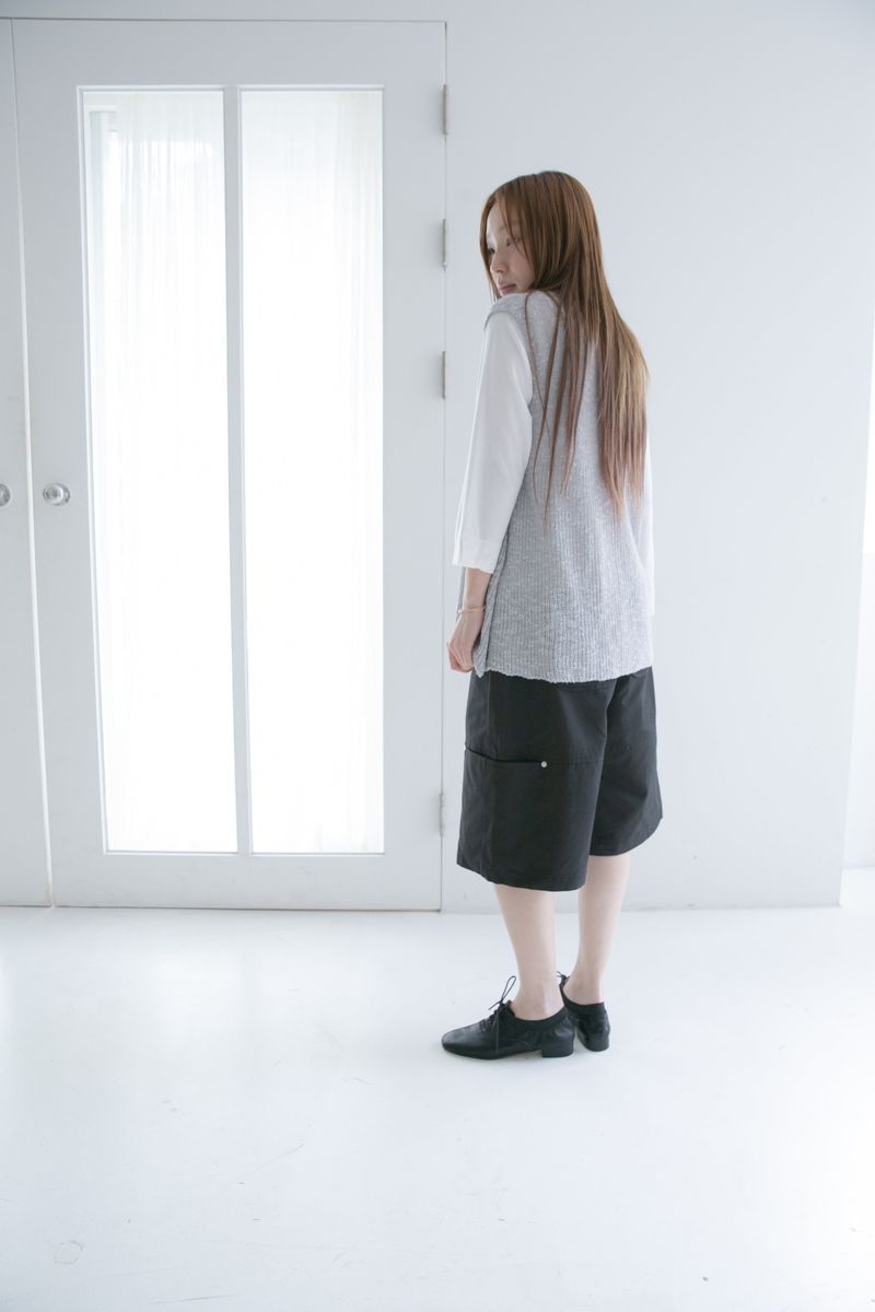 button knit sleeveless top(3colors)