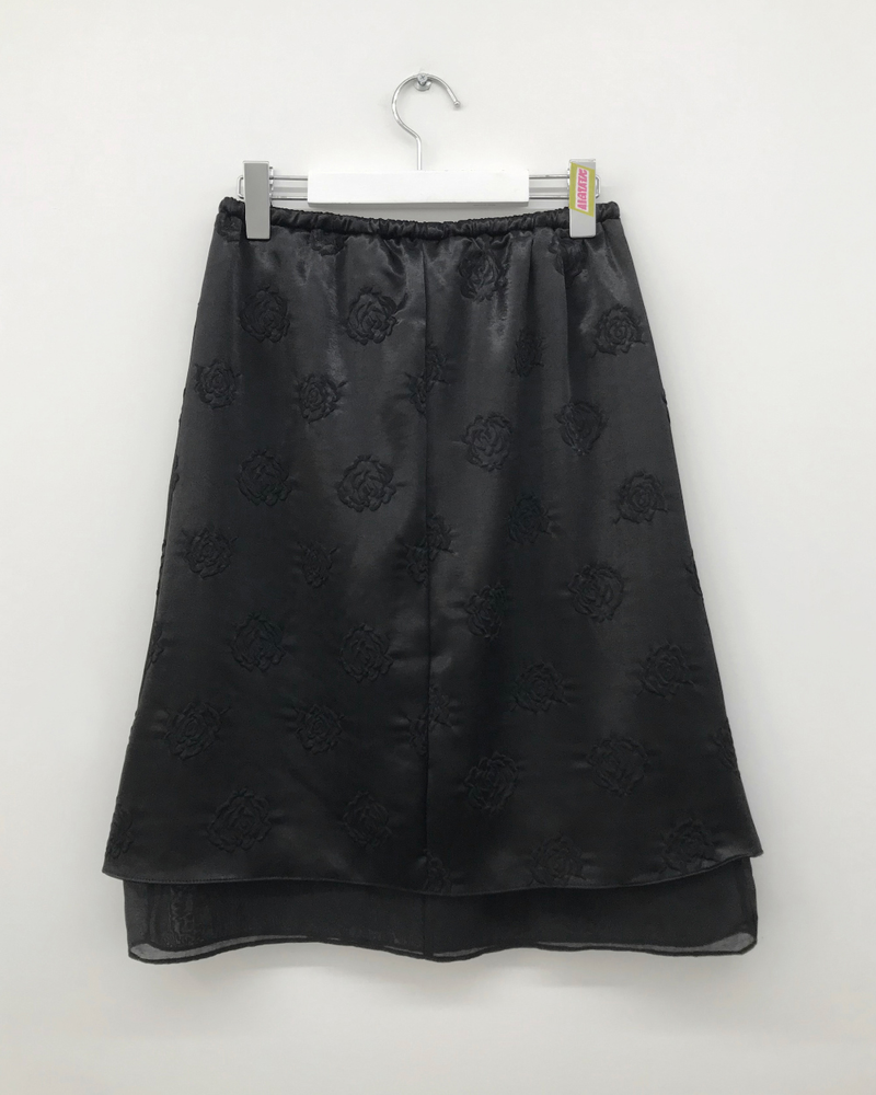 Reverse Rose Skirt (2color)