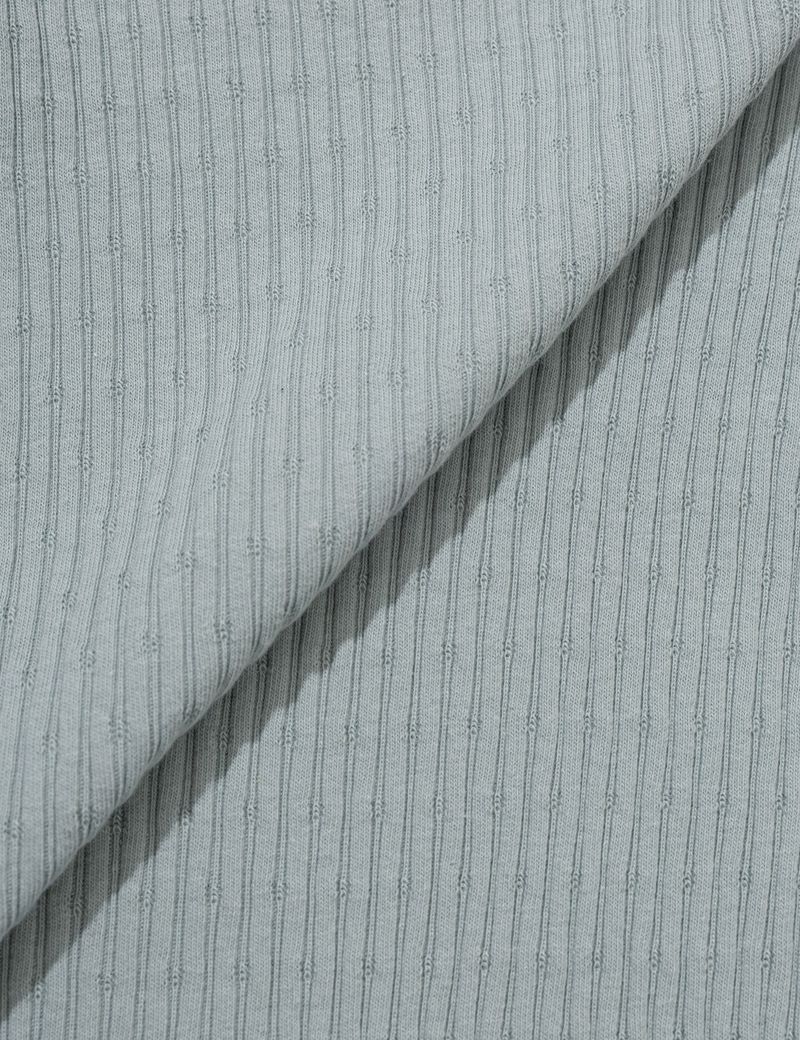 ASYMMETRIC RIB OFF-SHOULDER TEE(MINT)