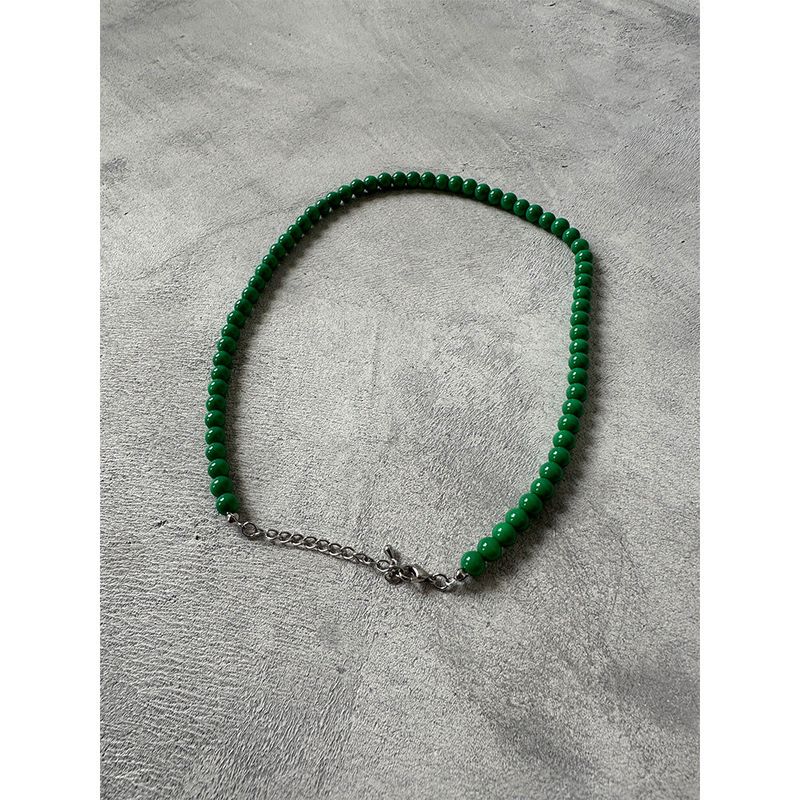 LAURANT（ロラン）の「[HANDMADE] Vivid ball chain necklace (4color)（Accessories）」