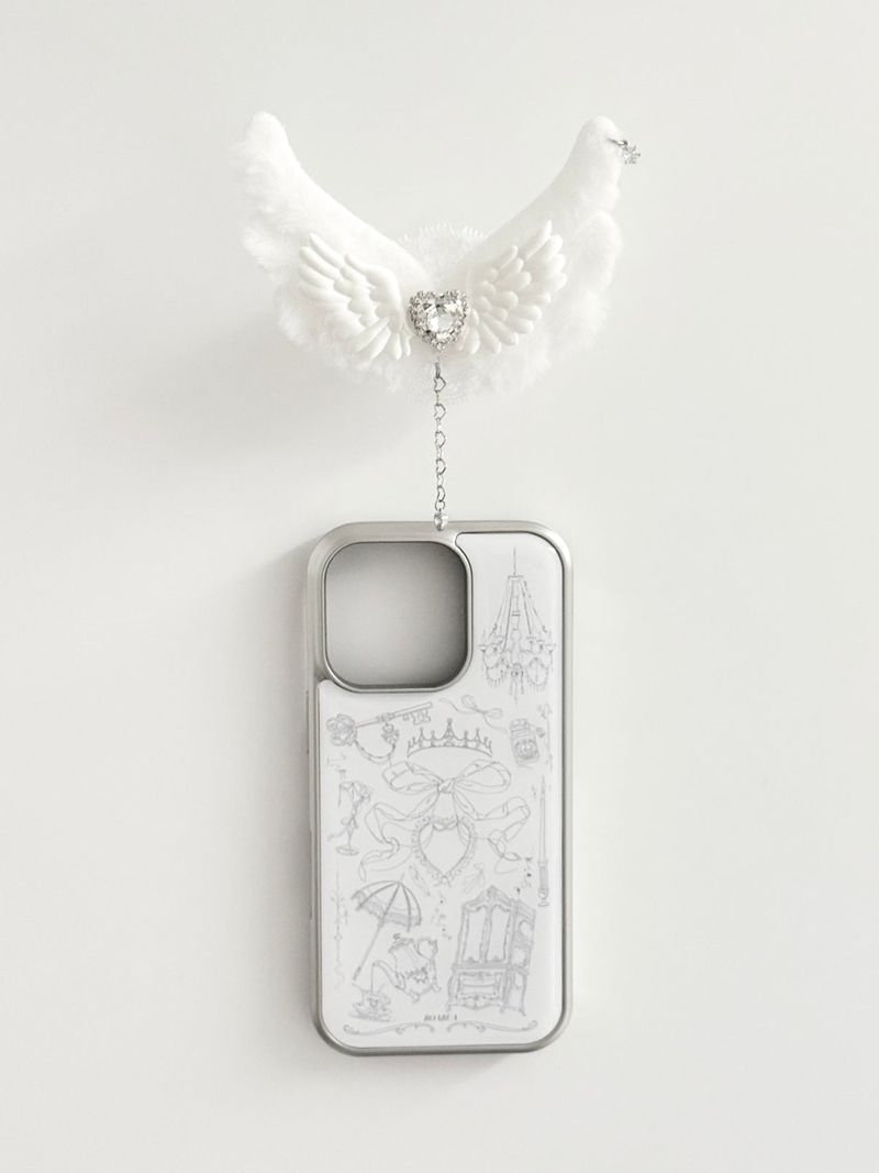 ROARUA(ロアルア)の「Princess's crystal set (silver)(Smartphone Accessories)」