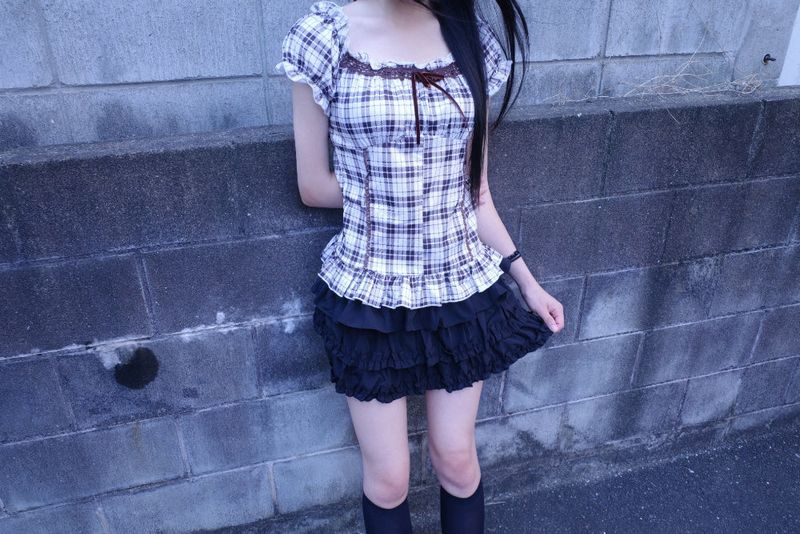 popo frill mini sk (4color)